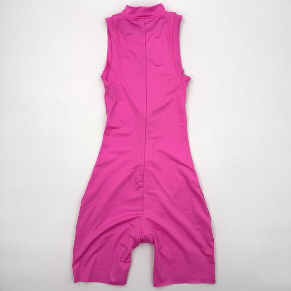 SKIMS Swim Mock Neck Cycle Suit Taffy Women’s Size XXS Limited Edition NWT - Picture 8 of 12